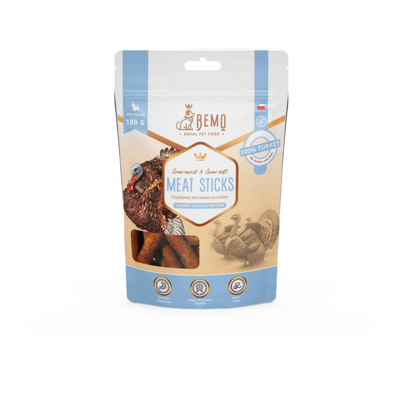 Bemo Meat Sticks indyk 180 g