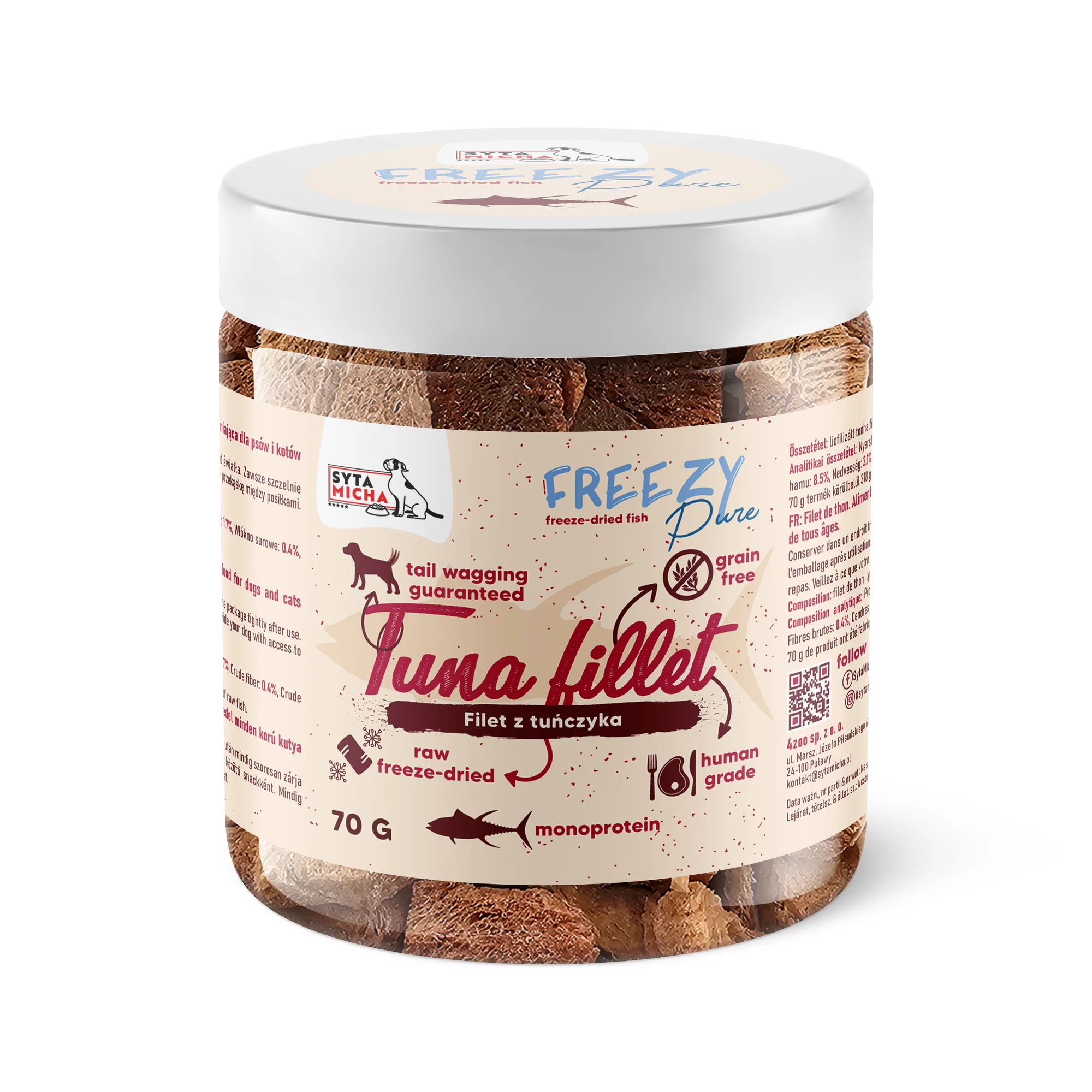 Syta Micha Freezy Pure tuńczyk 70 g