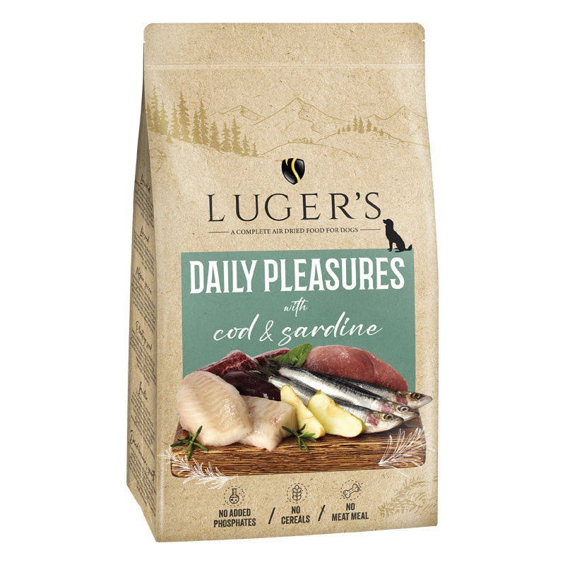 Luger's Daily Pleasures dorsz, sardynka adult 9 kg