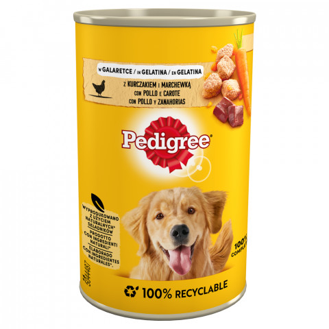 Pedigree kurczak z marchewką adult 400 g