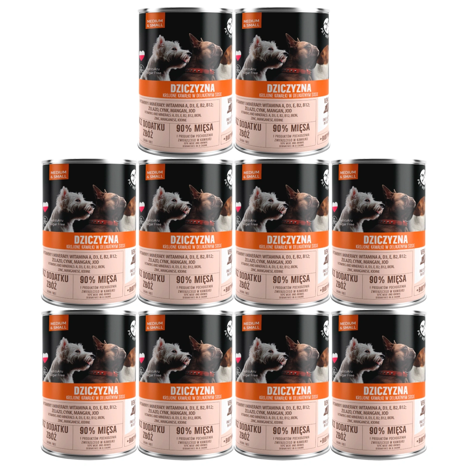 Pet Republic dziczyzna adult 400 g × 10