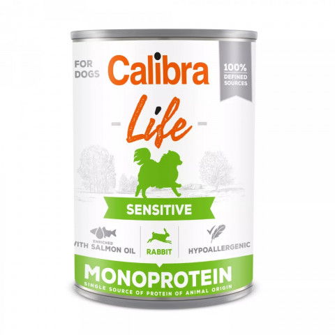 Calibra Dog Life Sensitive królik adult 400 g