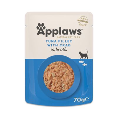 Applaws Sensitive krab, tuńczyk w bulionie adult 70 g × 12