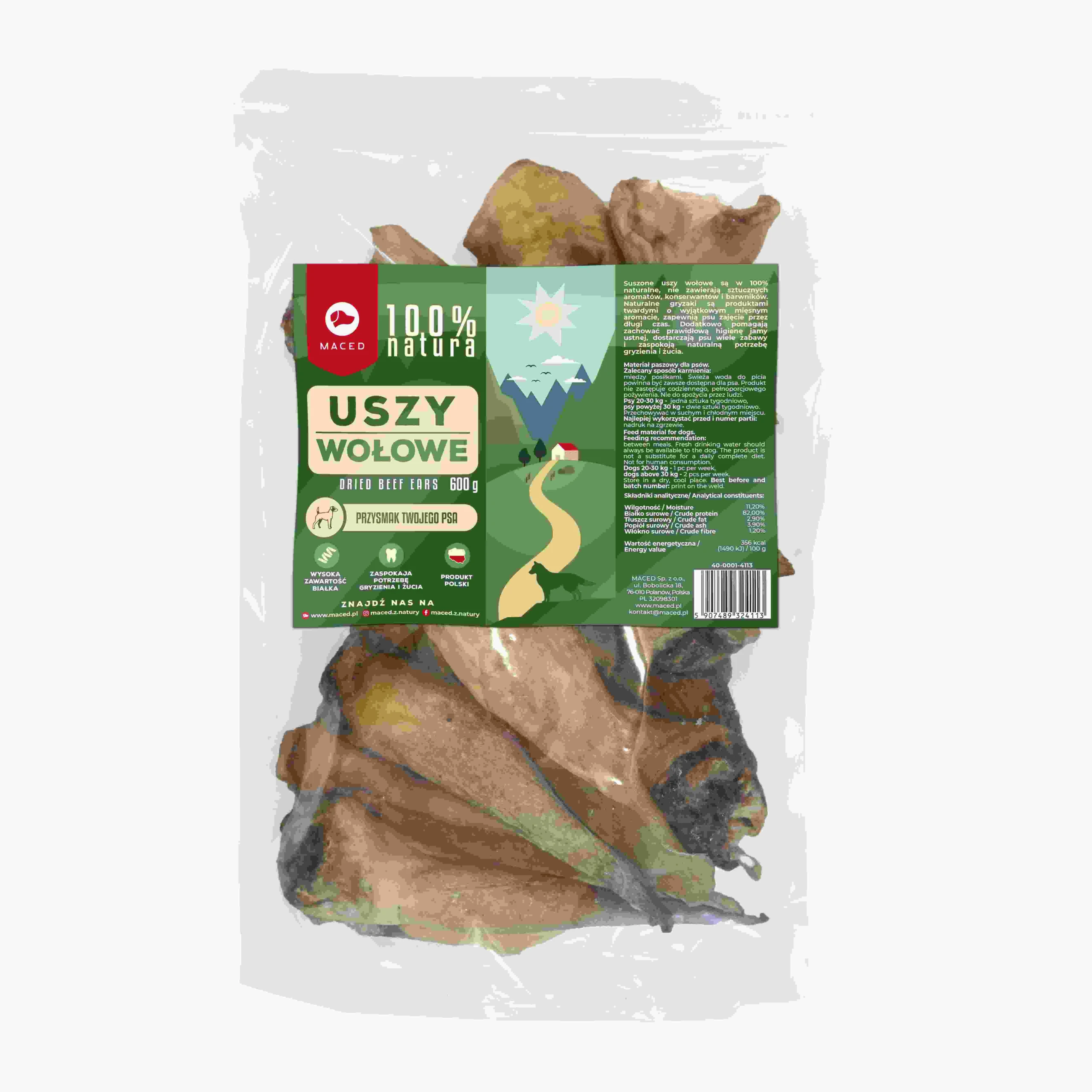 Maced 100% Natura wołowina 600 g