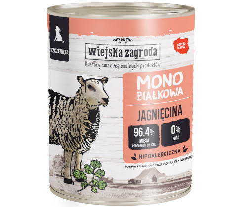 Wiejska Zagroda jagnięcina junior 800 g