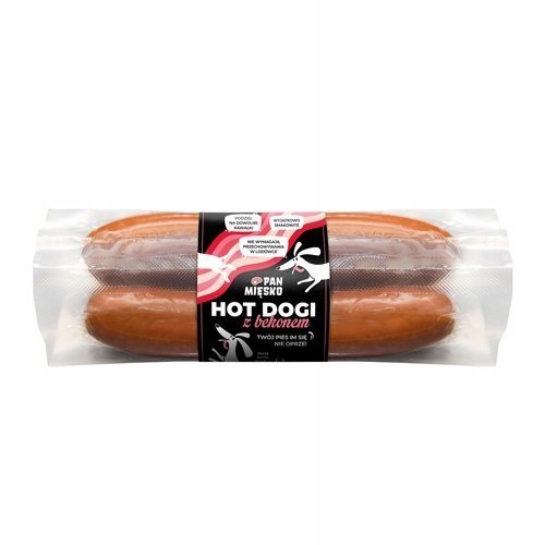 Pan Mięsko Hot Dog bekon 55 g × 4
