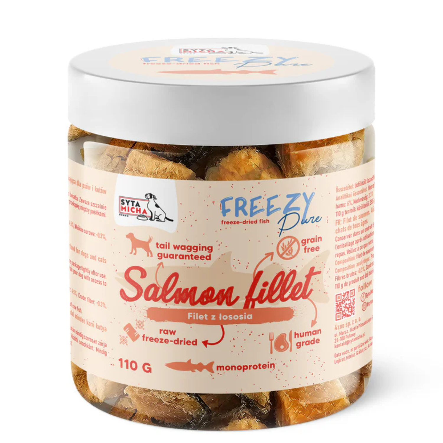 Syta Micha Freezy Pure łosoś 110 g