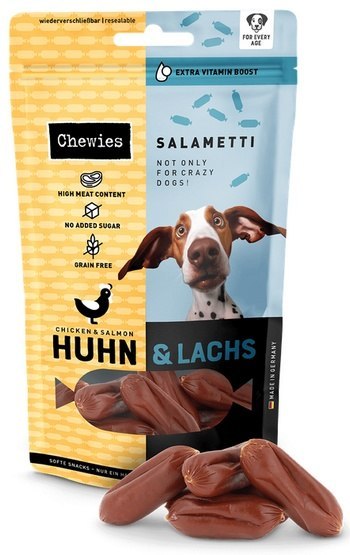 Chewies Beef-Salametti kurczak, łosoś 200 g