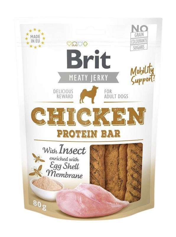Brit Jerky Snack owady adult 80 g