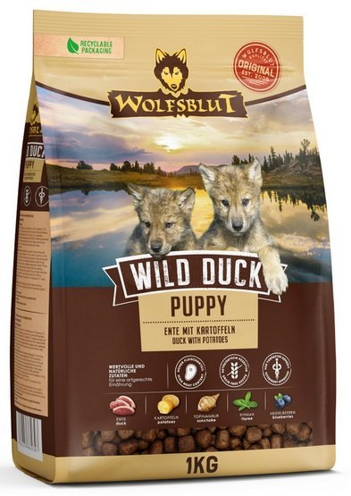 Wolfsblut Wild Duck kaczka puppy 1 kg
