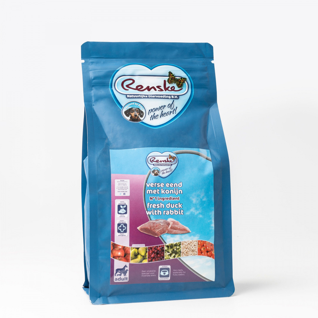 Renske Fresh Meat kaczka, królik adult 600 g