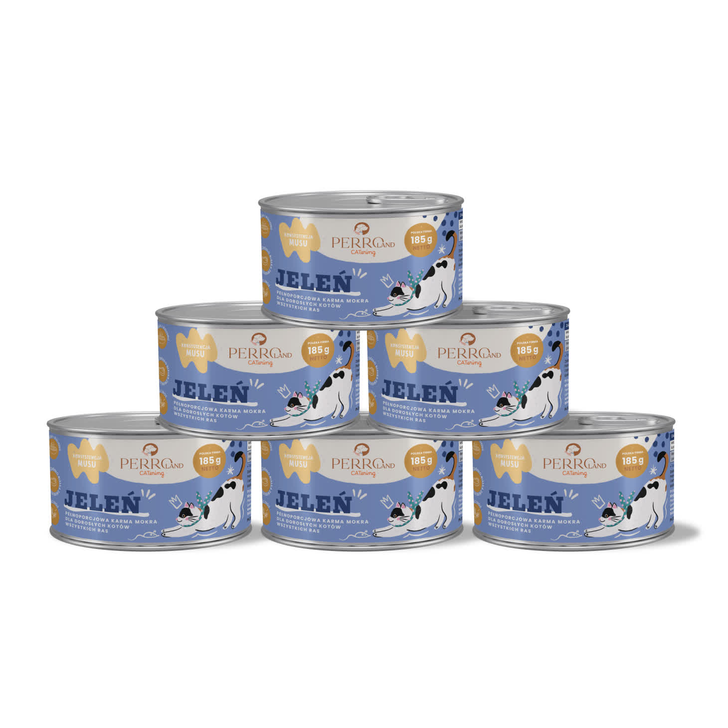 Perro PERROland CATering jeleń pasztet adult 185 g × 6