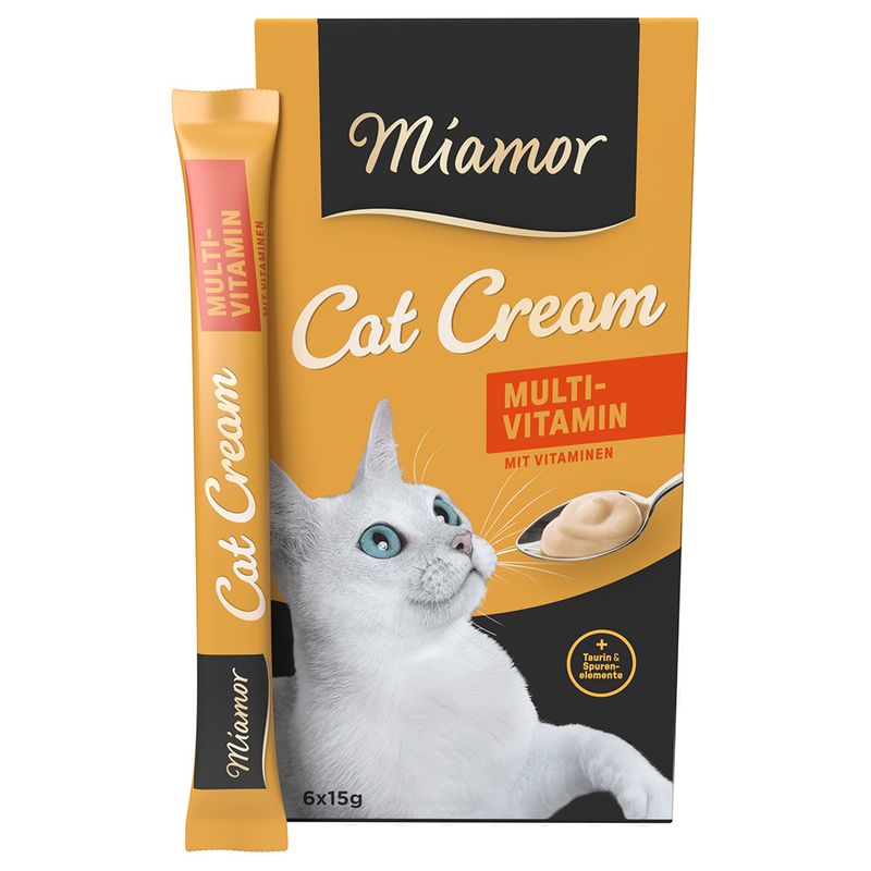Miamor Cat Cream multiwitaminowy w sosie 15 g × 6