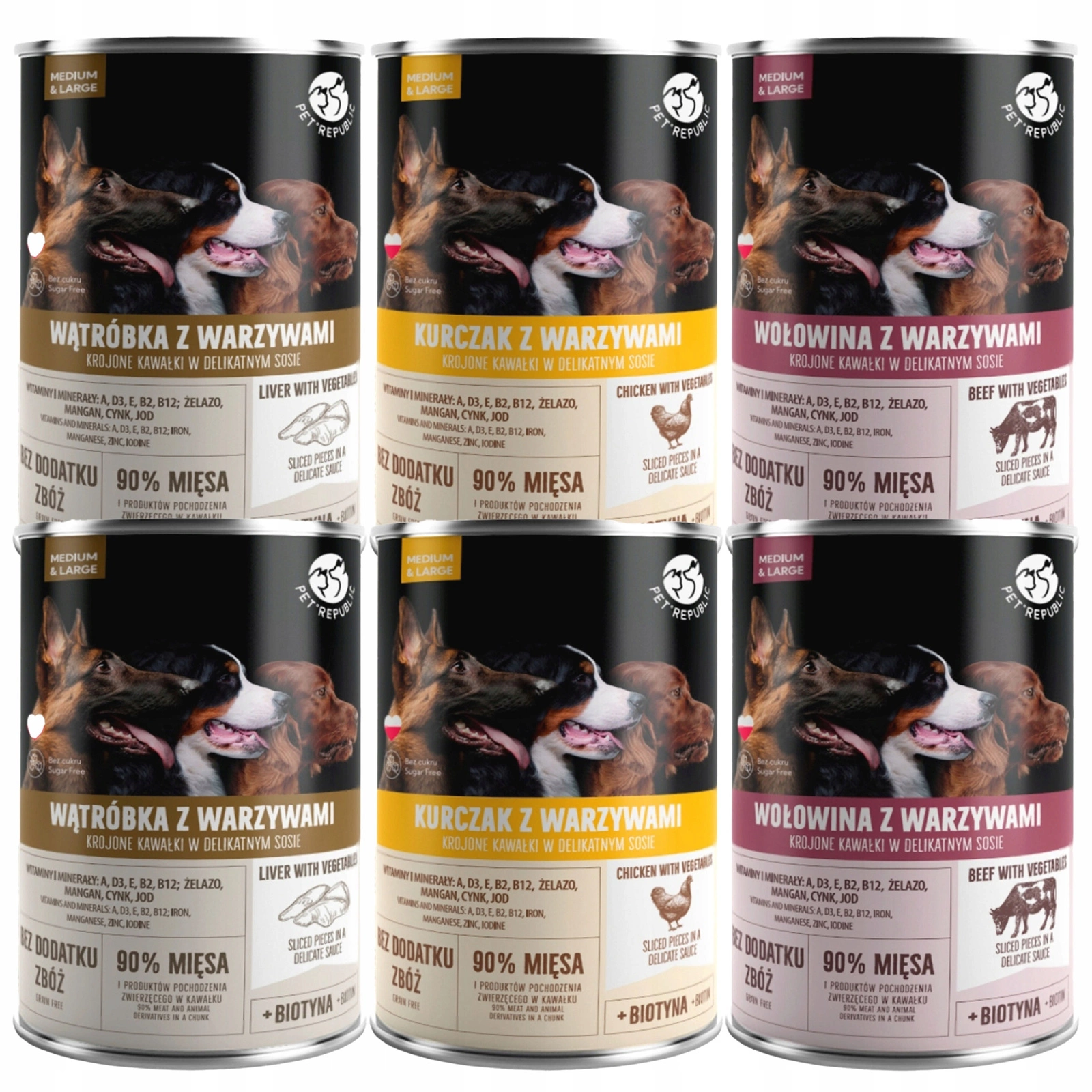 Pet Republic mix smaków 1.25 kg × 6