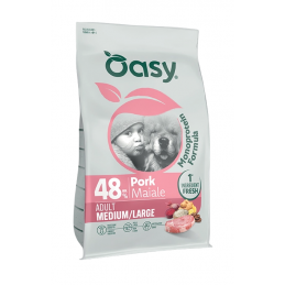 Oasy Monoprotein wieprzowina adult średnie i duże rasy 2 kg