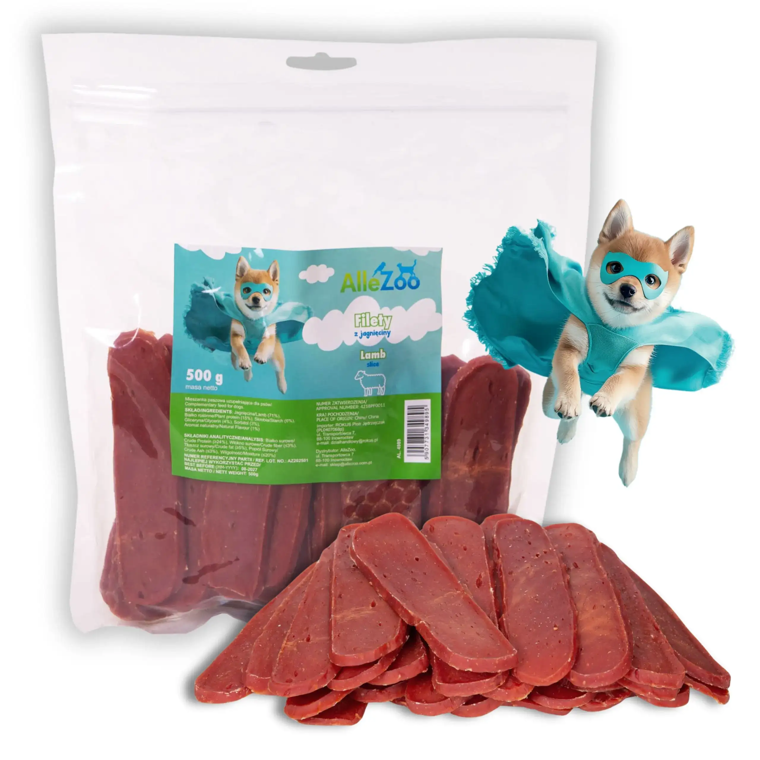AlleZoo jagnięcina 500 g