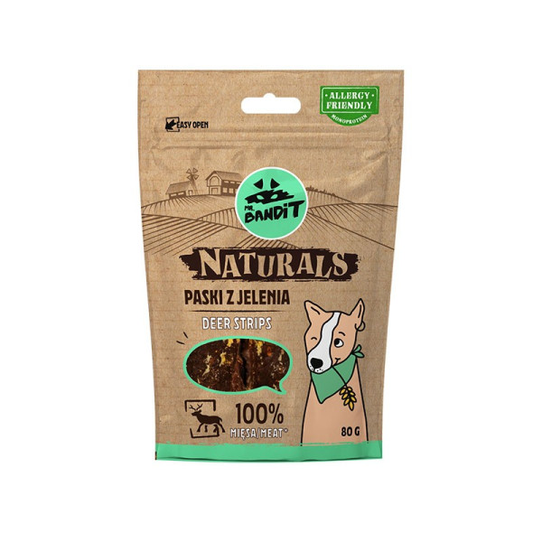 Mr. Bandit Naturals jeleń 80 g