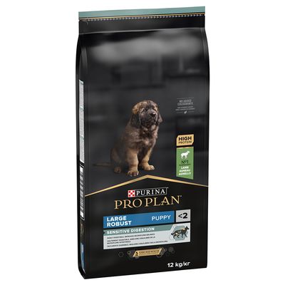 Purina Pro Plan Sensitive Digestion jagnięcina puppy duże rasy o mocnej budowie 12 kg