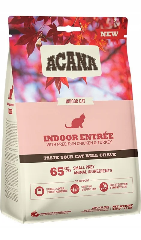 Acana Indoor Entrée kurczak adult 340 g