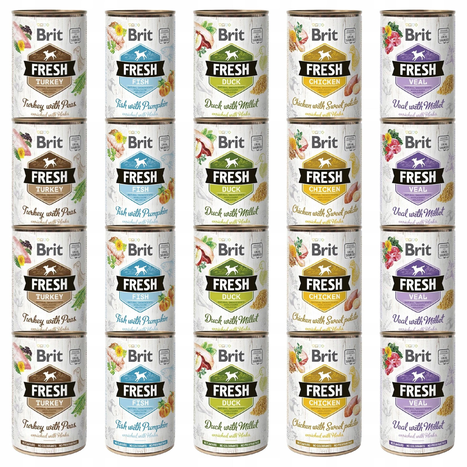 Brit Fresh mix 400 g × 20