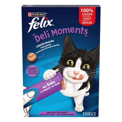 Purina Felix Deli Moments kaczka adult 10 g × 16