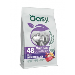 Oasy Monoprotein dzik adult duże rasy 10 kg