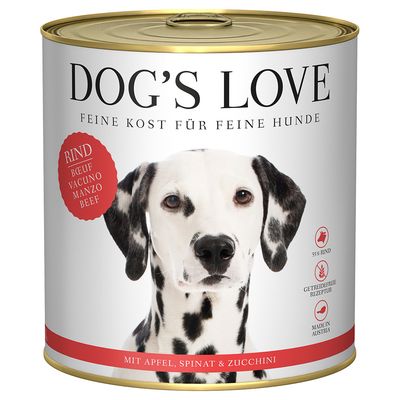Dog's Love wołowina adult 800 g × 6