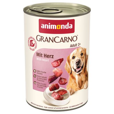 Animonda GranCarno Original serce adult 400 g × 12