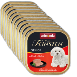 Animonda Vom Feinsten drób, wołowina senior 150 g × 11