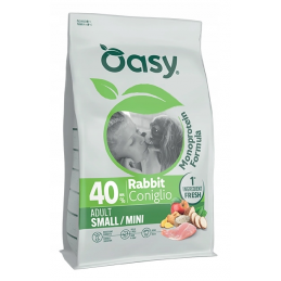 Oasy Monoprotein królik adult małe rasy 2 kg