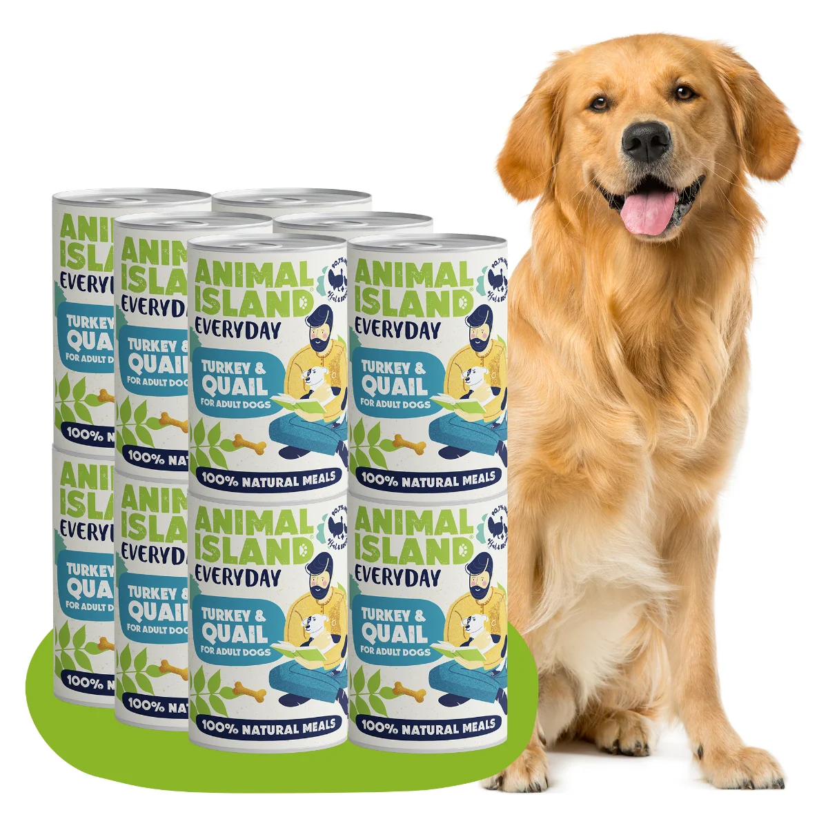 Animal Island Everyday indyk, przepiórka adult 400 g × 12