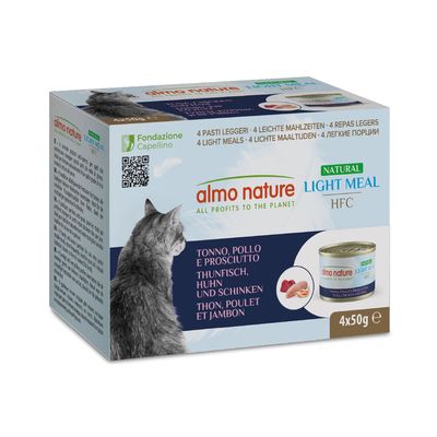 Almo Nature HFC Natural Light mix smaków w sosie adult 50 g × 16