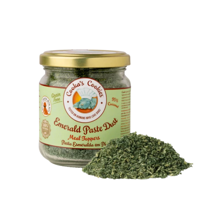 Cooka's Cookies Emerald Paste kokos, spirulina 65 g