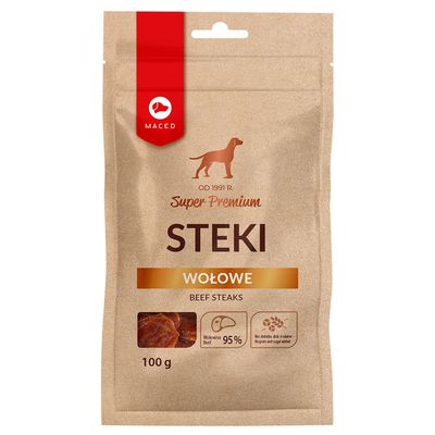 Maced Super Premium steki wołowe 100 g × 3