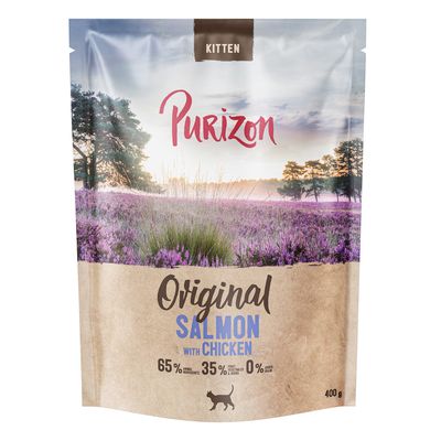 Purizon Original kurczak, łosoś kitten 400 g