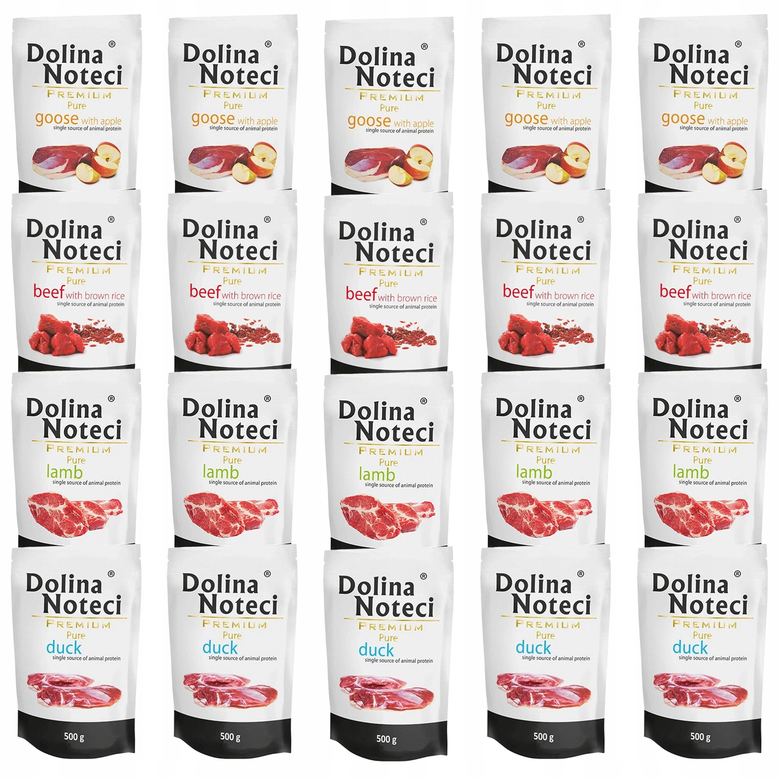 Dolina Noteci Pure mix smaków 500 g × 20