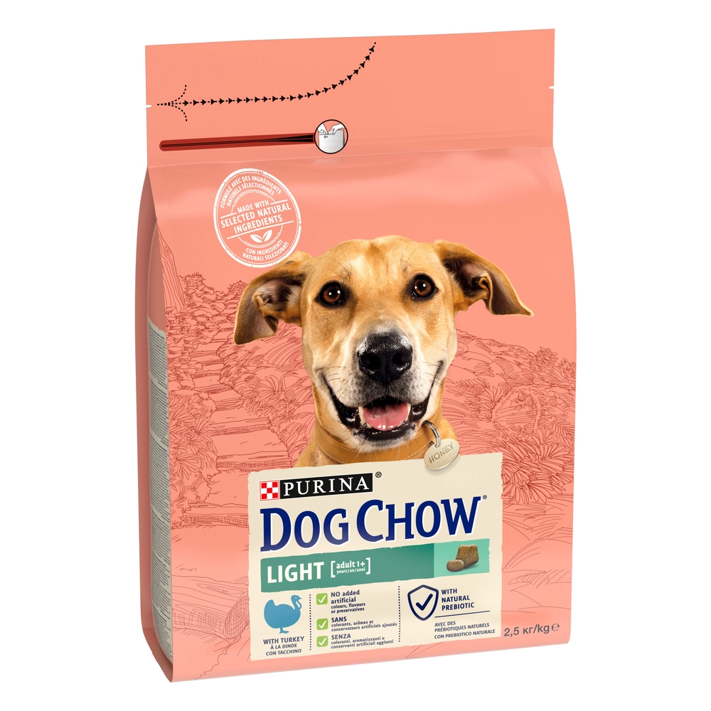 Purina Dog Chow Light indyk adult 2,5 kg