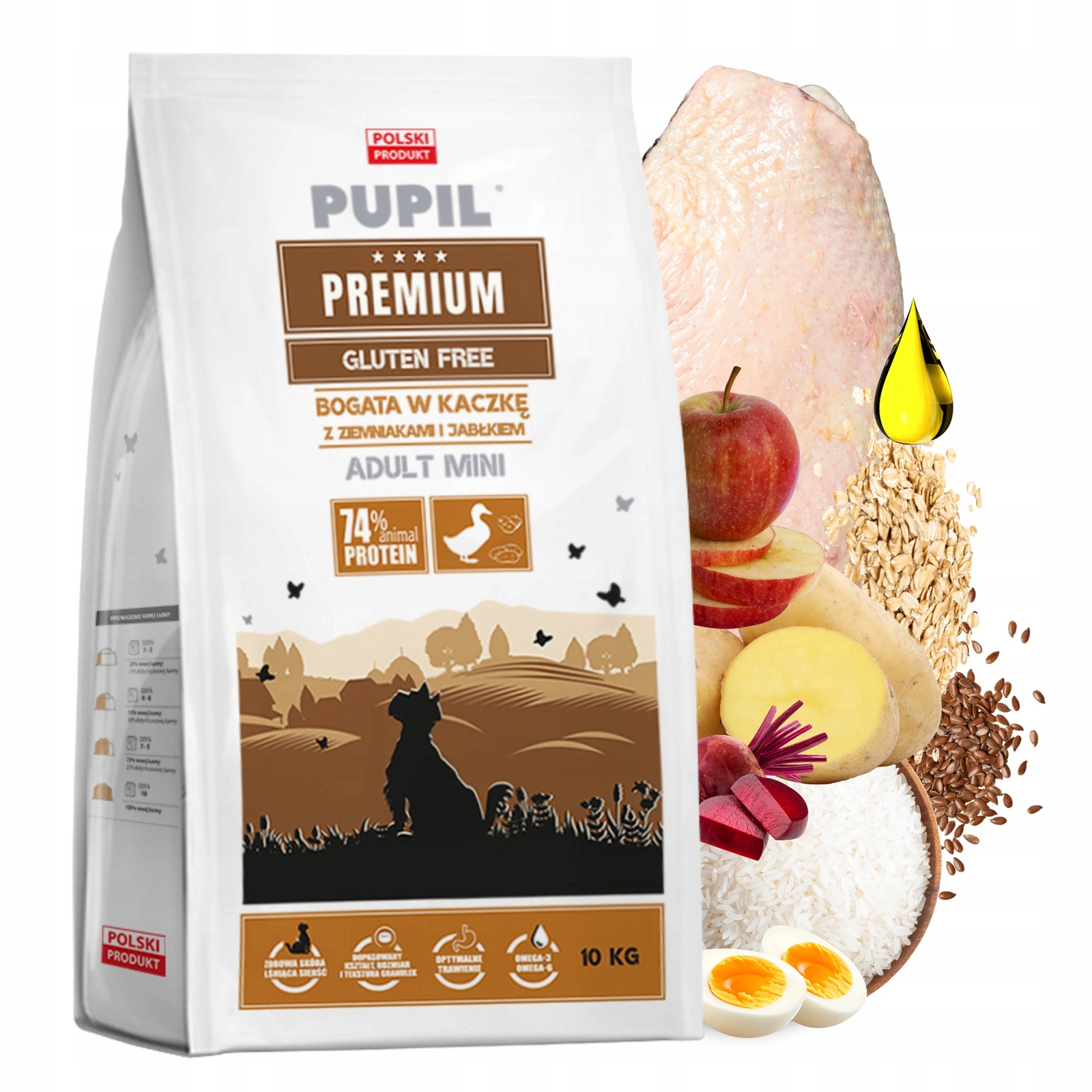 Pupil Premium Gluten Free kaczka małe rasy 10 kg