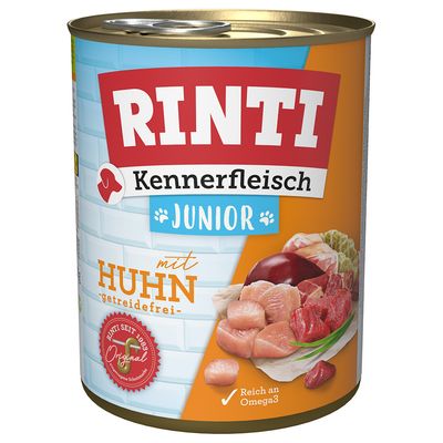 Rinti Kennerfleisch kurczak junior 800 g × 12