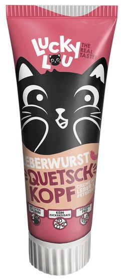Lucky Lou Quetschkopf Skin & Coat wątróbka pasztet 75 g
