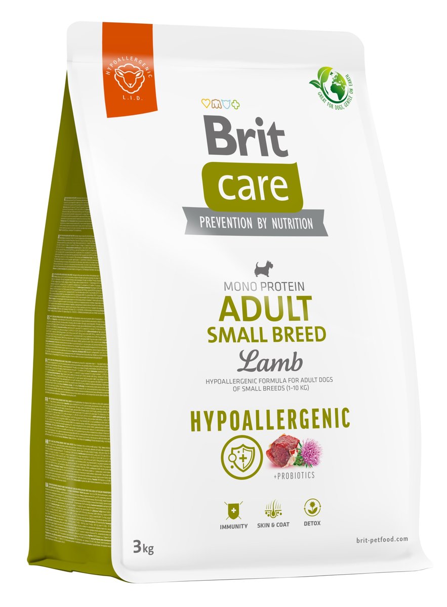 Brit Care jagnięcina z ryżem adult małe rasy 3 kg