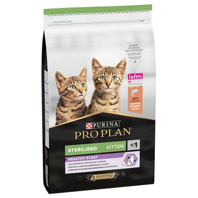 Purina Pro Plan Sterilised łosoś kitten 10 kg × 2