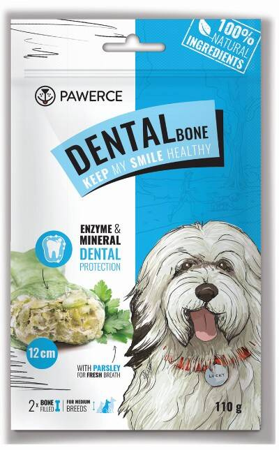 Pawerce Dental Bone średnie rasy 55 g × 2