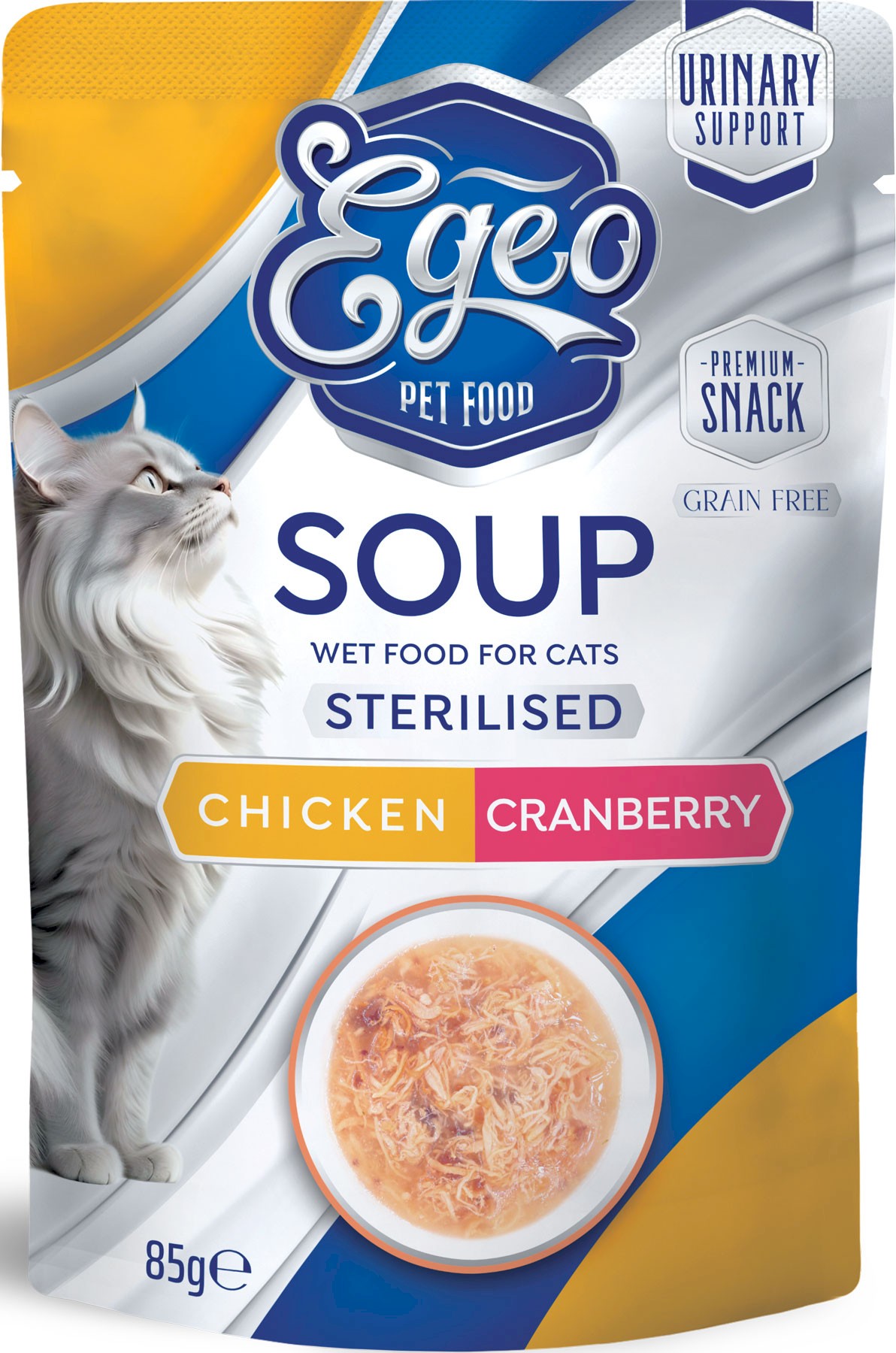 Egeo Soup Sterilised Urinary kurczak w bulionie 85 g