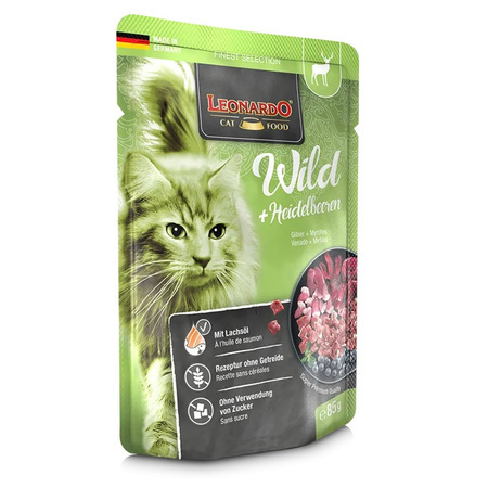 Leonardo Finest Selection dziczyzna z jagodami 85 g