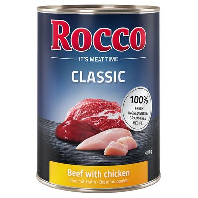 Rocco Classic kurczak, wołowina adult 400 g × 6