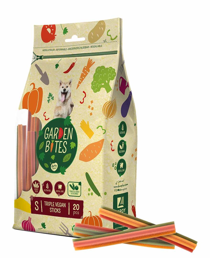 Garden Bites Vegan Triple Sticks batat, pomidor małe rasy 15 g × 20