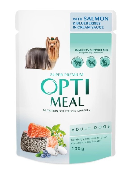 Optimeal łosoś adult 100 g