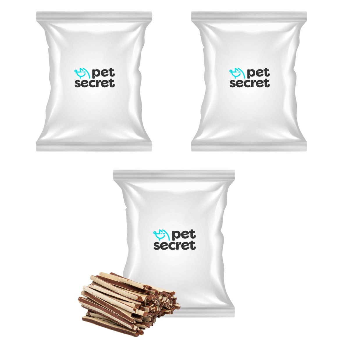 Pet Secret miękkie paski z jagnięciną 500 g × 3