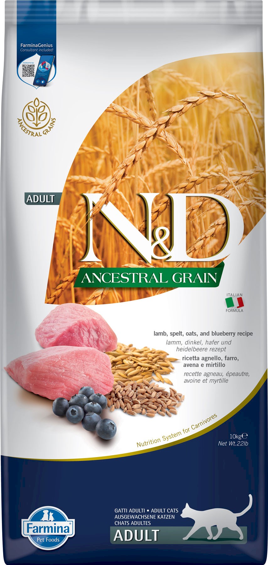 Farmina Natural & Delicious jagnięcina adult 10 kg